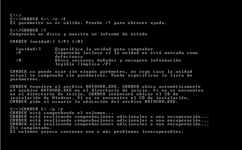 chkdsk