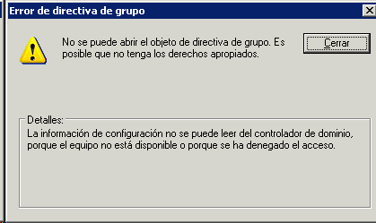 Directivaserrorprivilegios