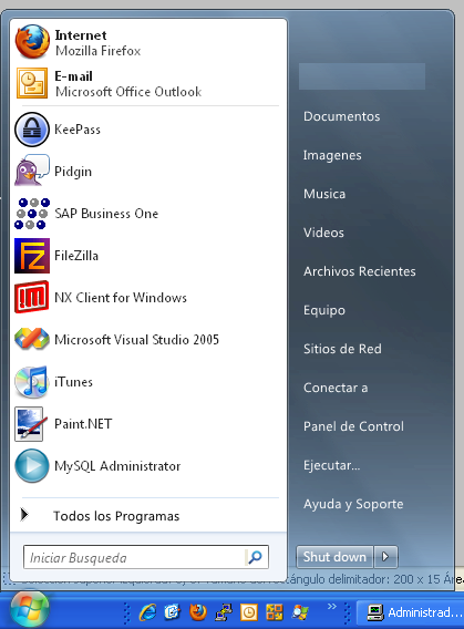 Vistart Menu de Vista en XP