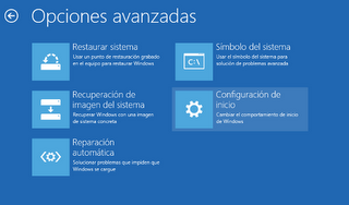 configuracion inicio windows 2012